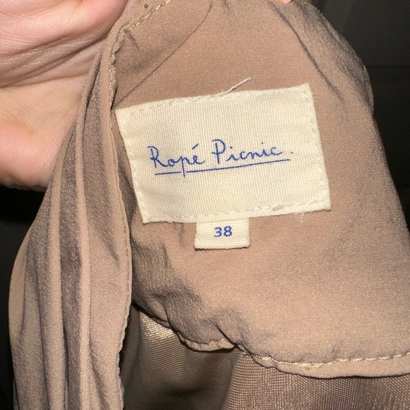 Ropé Picnic women’s tan taupe mini skirt 38 GUC office formal - Picture 5 of 6